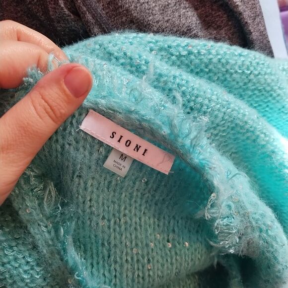 Sioni | Fringe Cardigan Sweater Medium - Picture 6 of 8